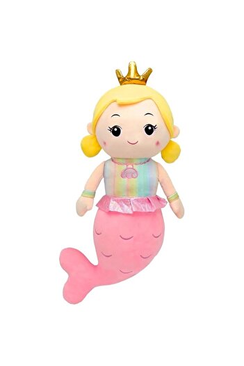 Generic ARGT 50cm Mermaid Plush Toy – Soft Cuddly Pillow, Cute Stuffed Cushion for Girls, Kawaii Fluffy Mer