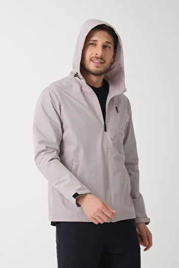Wise Men's Hooded Waterproof Combed Cotton Lining Spring Jacket Coats