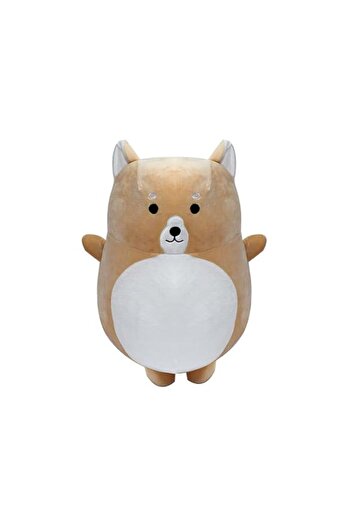 Generic DAISO Eng Hug Pillows -Shiba Dog - Siberian Husky Dog - 1.08Ft - 33Cm Brown/White