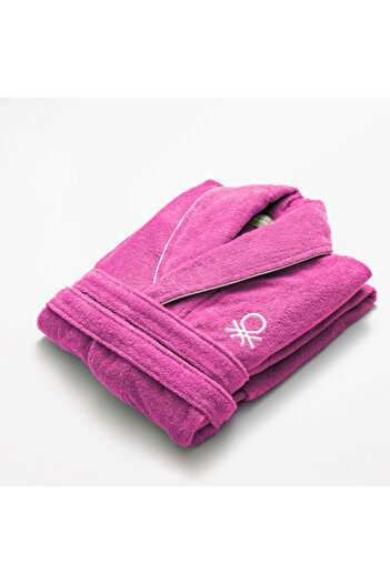 Benetton Bathrobe Pink 100% Cotton
