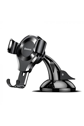 Baseus BASEUS magnetic car holder, suction cup mount for dashboard, black