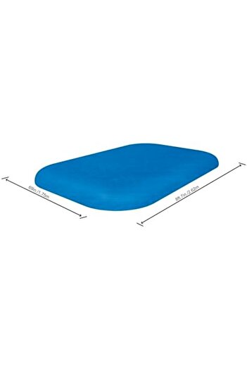 BESTWAY Flowclear PE Pool Cover for Rectangular Family, Blue