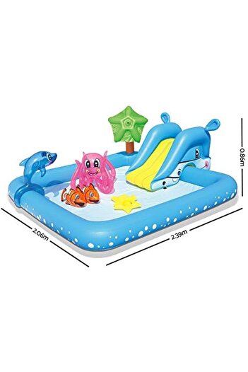 BESTWAY 94 x 81 x 34-inch Fantastic Aquarium Play Pool
