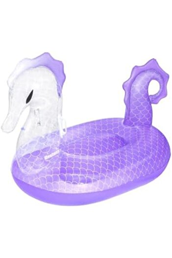 BESTWAY | Inflatable Sea Horse Ride-On Pool Float for Kids and Adults, Swimming Pool Float