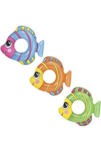 BESTWAY Friendly Fish 36111B-03 Swimming Ring 81 cm Assorted Colours