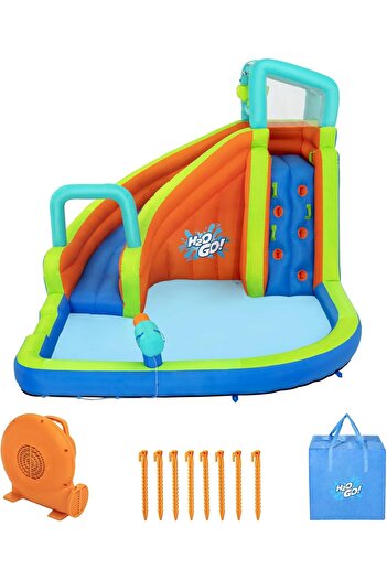 BESTWAY H2OGO! 12' x 10'6" x 8'10"/3.65m x 3.20m x 2.70m Turbo Splash Mega Water Park
