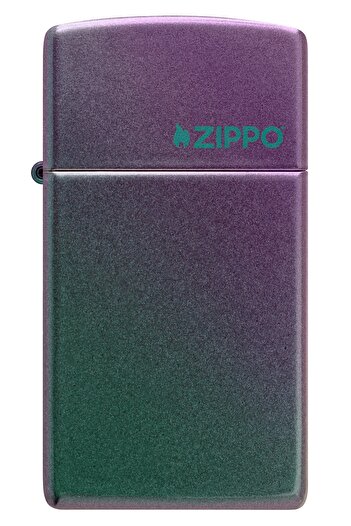 Zippo Slim Iridescent Matte Logo - Yanardöner Dizayn Çakmak