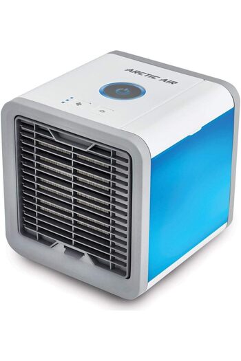 Generic USB Mini Portable Air Cooler Blue/White/Silver