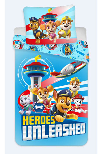PAW PATROL bedding set 140×200cm, 70×90 cm microfibre