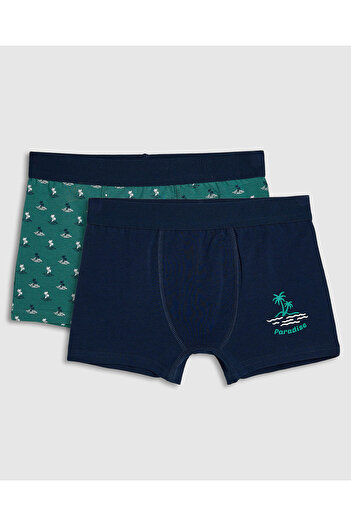 R&B 2 Pack Printed Boxer Briefs