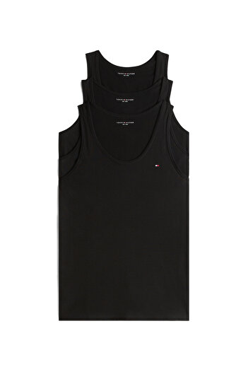 Tommy Hilfiger Tommy Hilfiger Men Black Pack of 3 Tank Top