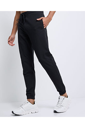 R&B Solid Joggers with Drawstring Waist