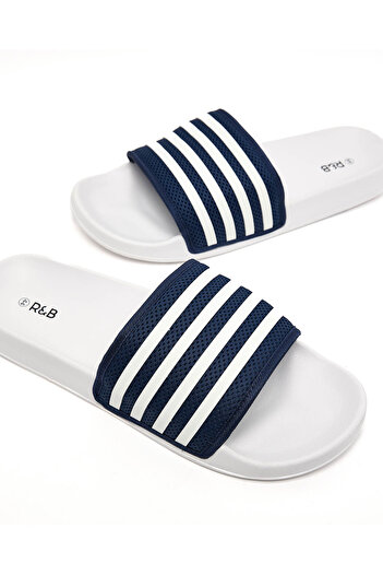 R&B Striped Slides