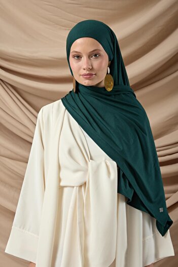 Silk Home Premium Combed Cotton Shawl 65002-21 Emerald