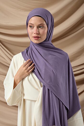 Silk Home Premium Combed Cotton Shawl 65002-18 Plum