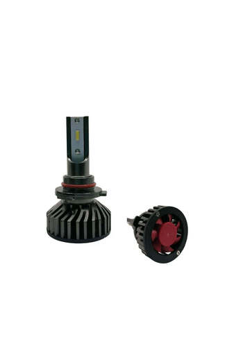 RG Parts Set of 2 LED bulbs HB3/9005 csp 20000lm 6000k cool white fan