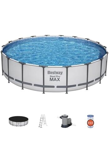 BESTWAY Steel Pro MAX 18' x 48"/5.49m x 1.22m Pool Set