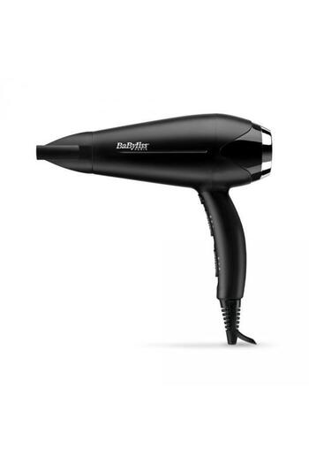 BABYLİSS Uscător de păr D572DE, ionic, acoperire ceramică, 2200 W, negru/argintiu