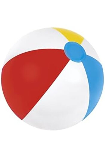 BESTWAY Panel Beach Ball 24 inch, White, BW31022, 24'' PANEL BEACH BALL