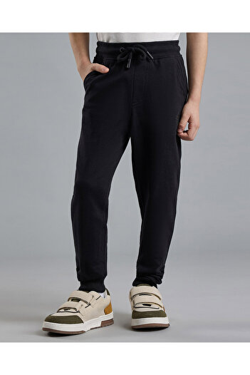 R&B Solid Joggers with Drawstring Waist