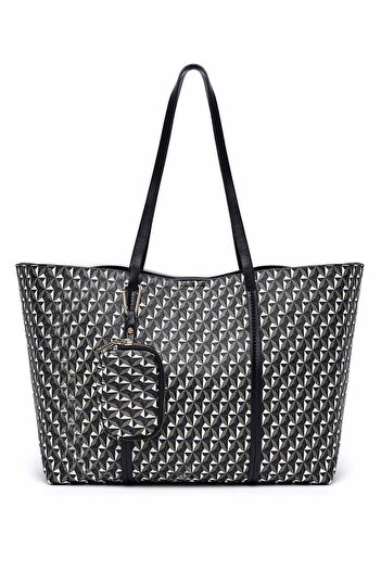 R&B Patterned Tote Bag