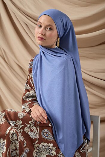 Silk Home Premium Combed Cotton Shawl 65002-42 Denim Blue