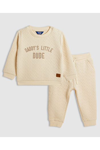 R&B Embroidered Sweatsuit Set
