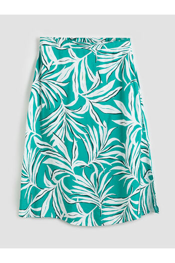 LC Waikiki Quality Parts from Celebi Store |   Floral A-Line Skirt with Elastic Waist