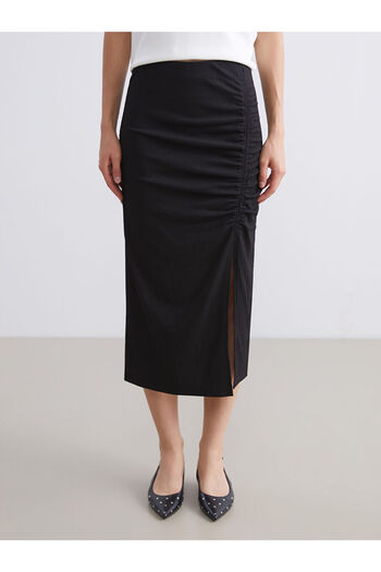 LC Waikiki Gathered Skirt with Elastic Waist