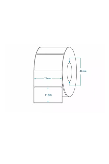 EPSON Label Roll C33S045534, 76mm x 51mm, 650 labels/roll