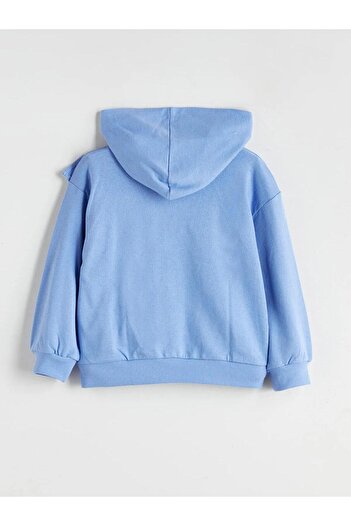 LC Waikiki Hooded Zippered Girl's Sweatshirt (W5)