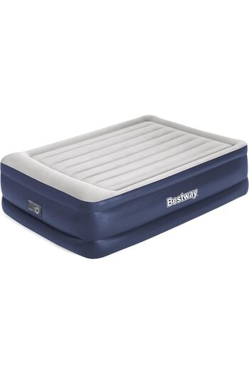 BESTWAY 80" x 60" x 22"/2.03m x 1.52m x 56cm Tritech Airbed Queen Built-in AC Pump