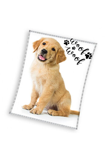 Dog Golden Retriever fleece blanket 150x200cm