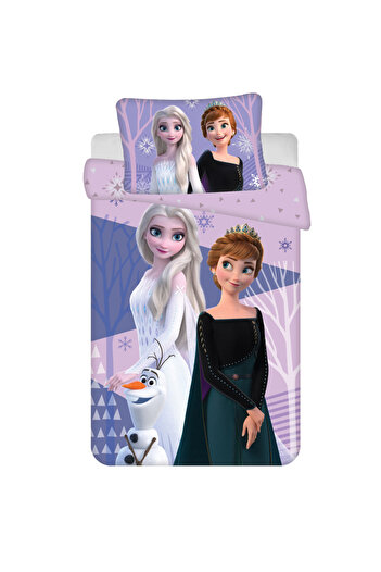Frozen Disney Purple children's bedding set 100x135 cm, 40x60 cm