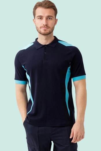 PayBuy Polo Neck T-Shirt Workwear Safety Breathable Flora Shirt Stylish Comfortable for Daily Use