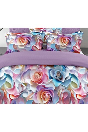 CHIRASO CHIRASO Bedding, Finet 5D Identical to the picture, ELASTIC Sheet 180x200+25cm, Duvet Cover, 2 Pillowcases
