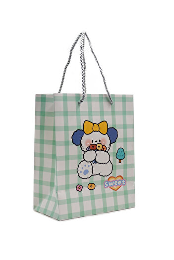 repro design Мила тематична подарункова сумка з ацетатним віконцем – 18x10x23 см M4