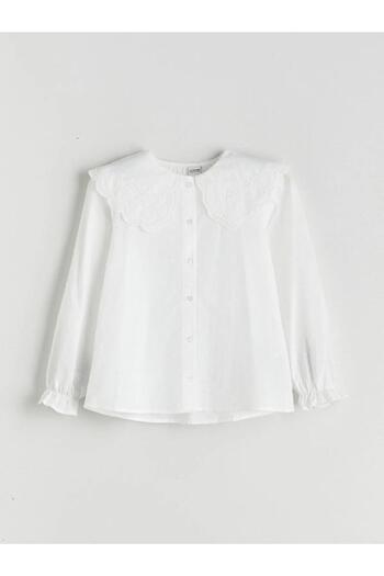 LC Waikiki LCW Baby Collar Floral Κοριτσίστικο πουκάμισο (W5)