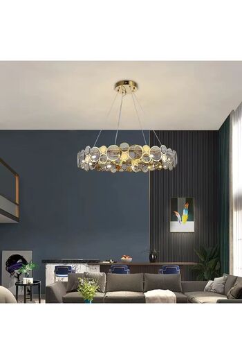 Nerfa ✨ Luxurious gold pendant chandelier - a touch of elegance that adds a royal touch to your home