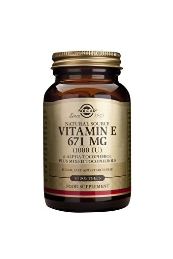Solgar Vitamín E 1000 IU 50 kapslí