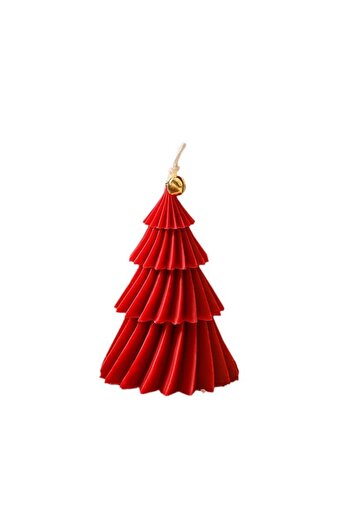 Flippy Scented Christmas Candle, Flippy, Christmas Tree, Soy Wax, 11 x 8 x 8 cm, Red