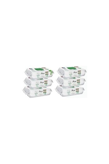 Sleepy PACHET - 6 x servetele umede Easy Clean White Soap Additive multisuprafete, 100 buc