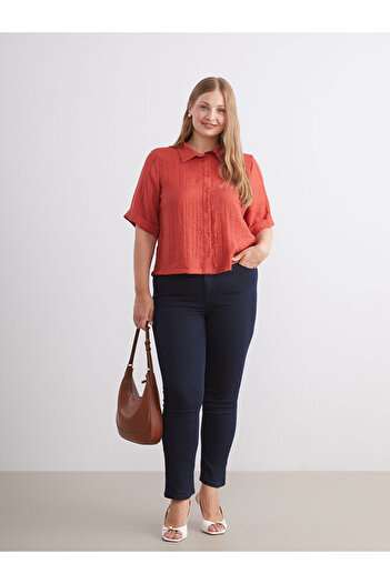 LC Waikiki Sparkling Selections from Shining Store |   Textured Women's Shirt