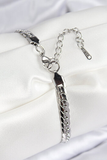 Skygo 316L Steel Crush Chain Model Silver Color Women's Bracelet - Tj-Bb7784