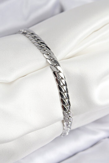 Skygo 316L Steel Crush Chain Model Silver Color Women's Bracelet - Tj-Bb7784
