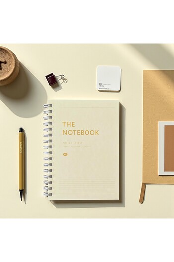Fark Tanıtım Unlined Notepad – Pu Leather Notepad – 16.5X16.5 Cm, 96 Sheets (192 Pages), 90 Gr Ivory Paper