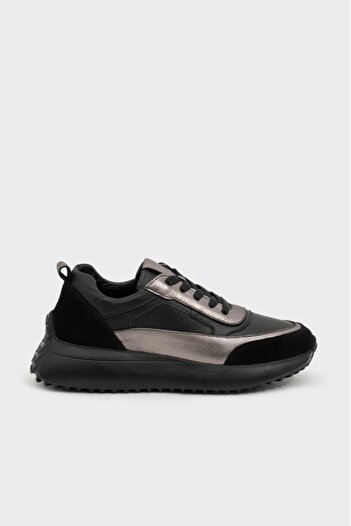 derinet Günlük Hakiki Deri Kadın Sneaker