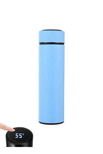 co arma Smart Flask with Touch Screen and LED Light for Temperature Measurement