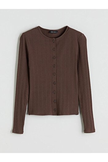 LC Waikiki Lcw Women's Crew Neck Cardigan (W5)