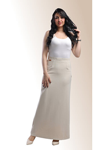 SUGA Tala's summer maxi jeans skirt